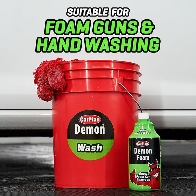 CarPlan Demon Foam 34 fl Oz (1L) - Snow Foam Shampoo