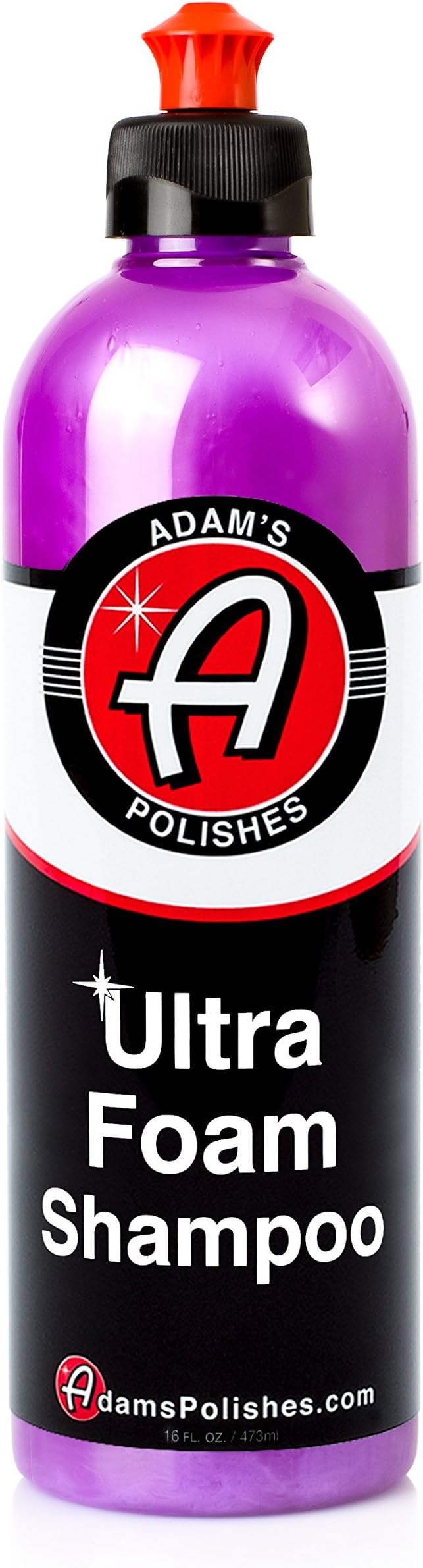 Adam's Polishes Ultra Foam Shampoo 16oz - Our Most Sudsy Car Shampoo Formula Ever - pH Neutral Formula for Safe, Spot Free Cleaning - Ultra Slick Formula, Wont Scratch or Leave Water Spots