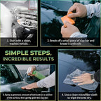 Magic Shield Clay Bar Triple Pack – 100g Light, Medium & Heavy Bars + GlideTech Lubricant Spray | Professional Auto Detailing, Deep Cleaning & Shine Restoration
