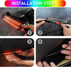 Car Interior LED Lights, RGB Interior Light Strips with Smart App Control, Multicolor Accent Neon Lights, Music Sync Under Dash Footwell Neon Lighting Kit
