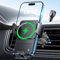 Wireless Car Charger, Phone Holders for Your Car 15W Fast Charging Auto Clamping, Air Vent Car Phone Mount for iPhone 17 16 15 14 13 Mini Pro Max XR, Samsung Galaxy S25 Ultra S24 S23 S22 S21