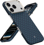 BENKS for iPhone 17 Pro Max Case, Compatible with Magsafe, ArmorGrid ArmorAir Ultra Slim & Lightweight Minimalist Case Built with Dupont Kevlar, Azure Blue