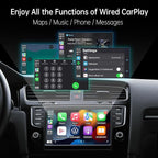 Wireless CarPlay Adapter (2025 Upgrade) – Convert Wired CarPlay to Wireless, Stable Connection, RGB Ambient Lighting, Compatible with Wired CarPlay Cars & iPhone