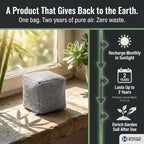 4 pack Naturally Activated Bamboo Charcoal Air Purifying Bags | Natural Home Deodorizer Bag | Charcoal Bag Odor Absorber For Pets | Odor Eliminator & Moisture Absorber Air Freshener Bag (100g Cube)