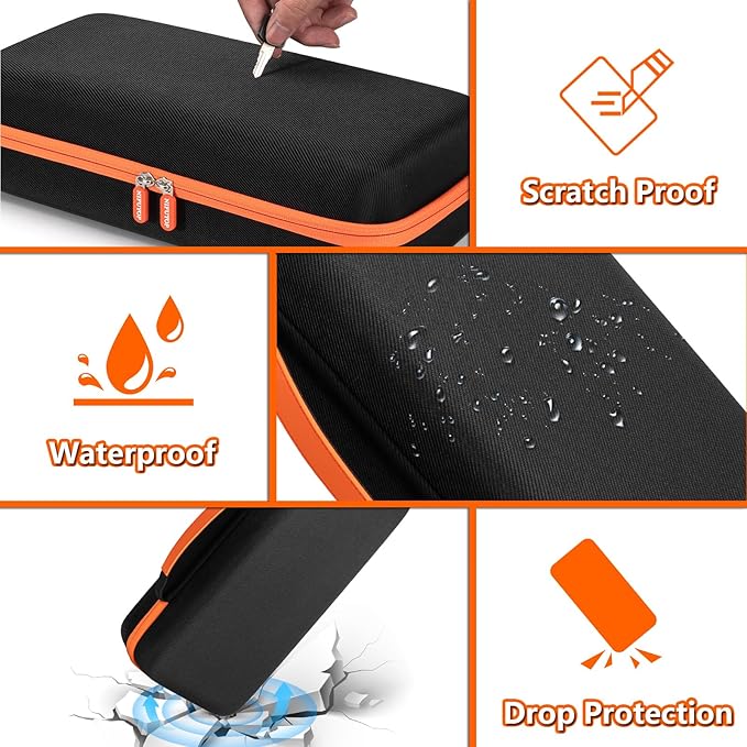 Carrying Case for Fanttik Slim V8 APEX/V8 Mate, Slim V10 APEX/V10 Mate Car Vacuum, Storage Organizer for Fantik V8/V10 Cordless Car Vacuum Accessories, Portable Fantikk Mini Vaccuum Case(Box Only)