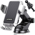 JOYMASS Wireless Car Charger, Phone Holders for Your Car, 15W Auto Clamping Phone Mount Car Accessories for iPhone 16 15 14 13 12 Mini Pro Max, Samsung Galaxy S24 Ultra S23 S22+ Note 20, etc - Silver
