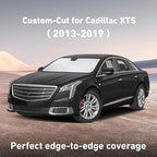 EcoNour Windshield Sunshade Compatible for Cadillac XTS 2013-2017 2018 2019, Sun Visor for Front Windshield & Window Sun Shade Cover, UV Heat Blocker & Protector, Car Accessories