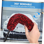 GLEAVI 3pcs Tire Cleaning Brushes Bendable Wheel Cleaner Soft Bristle Automotive Detailing Tools for Rims and Tires Multi Car Wash Brushes for Grime Removal