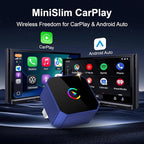 2026 Upgraded Mini Wireless CarPlay Adapter for Apple CarPlay & Android Auto, Plug & Play, Fast and Auto Connect, No Latency 2 in 1 Car Play Wireless Adapter for iPhone iOS 10+ & Android 11+