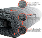 SEAMETAL Microfiber Towels for Cars Drying Towels Car Detailing 35"x 24" Extra Large Ultra Absorbent for Cars and Trucks, Without Streaks, Scratches, or Water Spots (1 Pack Gray)