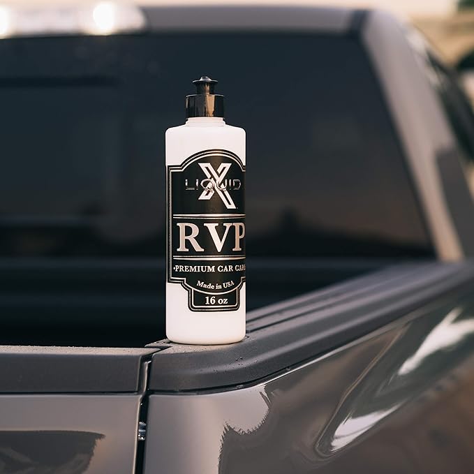 Liquid X R.V.P. - Premium Tire Dressing for any Rubber, Vinyl & Plastic - Leaves a Non Greasy, Satin Finish - Dress All & Add UV Protection (16 oz)