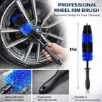 26Pcs Car Detailing Kit, Car Detailing Brush Set, Auto Detailing Drill Brush Set, Car Detailing Brushes, Car Wash Kit, Car Accessories For Men, Car Cleaning Tools Kit for Interior, Exterior, Wheels
