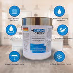 Primer Sealer, Stain Killer, Interior/Exterior, White, 5 Gallon