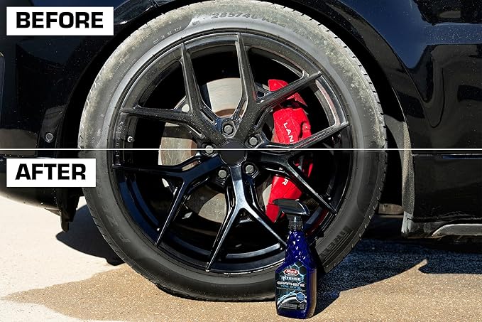 Black Magic 120204 Intense Graphene Wheel & Tire Cleaner, 23oz. - Powerful Multi-Purpose Formula to Melt Away Dirt and Grime For a Renewed Finish and Protection for Weeks