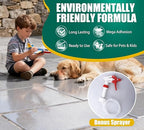 Wet Look Stone Sealer - 0.5 Gallon Concrete Sealer & Paver Sealer with High Gloss Finish, Stain Proof, Water Resistant & Long-Lasting Durable Protection for Driveways, Slate, Sandstone, Travertine