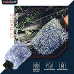 Premium Microfiber Car Wash Mitts – Ultra-Soft, Lint-Free & Scratch-Free Chenille Gloves for Maximum Suds, Streak-Free Shine & Effective Hand Washing (2 Pack)