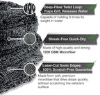 Microfiber Towel for Drying Cars - 24"x36" Jumbo Size, 1200 GSM Ultra-Thick, Scratch-Free & Super Absorbent, Zero-Lint Cloth for Car, Truck & SUV Pro Detailing - Dries Entire Vehicle in One Pass