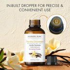 Majestic Pure Essential Oil with Glass Dropper - 100% Pure and Natural - Essential Oils for Diffuser, Aromatherapy, Soap and Candle Making, Vanilla Essential Oil, Vanilla Oil, 0.3 Fl Oz