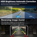 Miden S7 4K Dash Cam Front and Rear, 64G SD Card,2160P+1080P FHD Dual Dash Camera for Cars,176°+160° Wide Angle,3.2'' IPS Screen Dashcam,Loop Recording,G-Sensor,WDR,24H Parking Monitor,Night Vision
