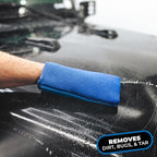 The Rag Company - Ultra Clay Decontamination Mitt - Easy to Use; Effective Cleaning & Release of Paint Contaminants; Increase Wax & Sealant Bond; Enhance Gloss &Color Depth; Fine Grade (8.7"x5.7")