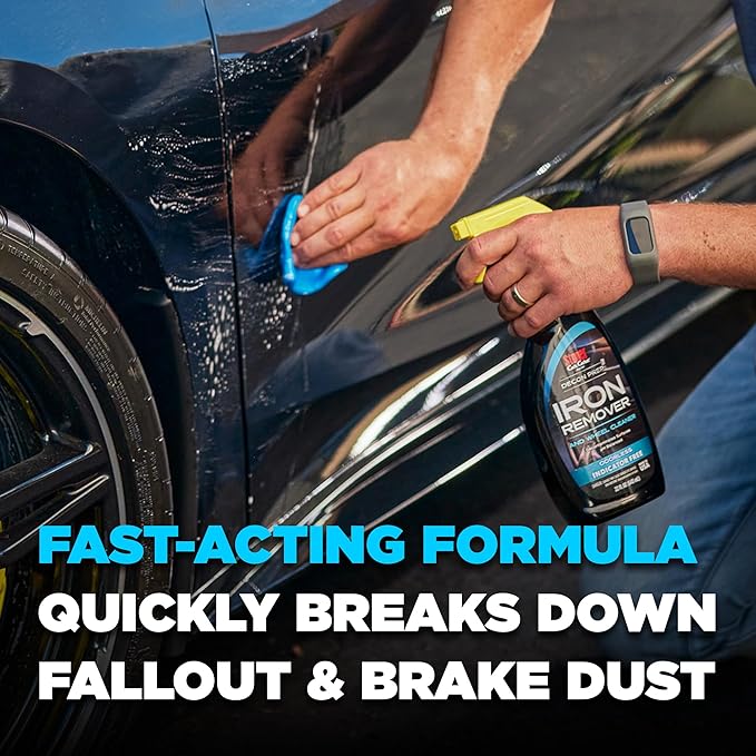 Stoner Car Care 92102 Iron Remover & Wheel Cleaner – Odorless Iron Fallout & Brake Dust Remover for Paint, Wheels & Glass – pH Balanced Rust Decontaminant – 5 Gallon