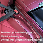 2PCS Car Seat Gap Filler，Gap Stopper Fill Gap Between Seat and Console，Built-in Recessed Storage Organizer，Universal for Most Cars Trucks SUVs to Stop Things from Dropping（Red）