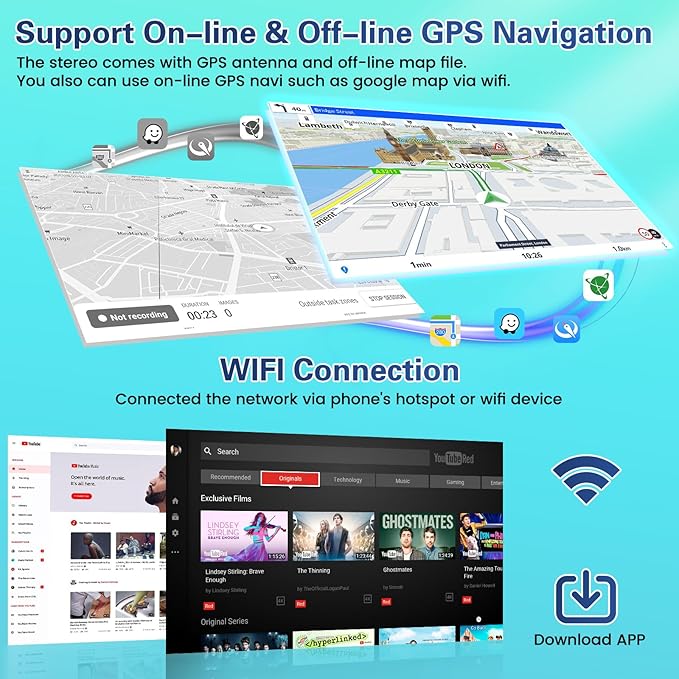 for Mitsubishi Mirage 2012-2018【2+64GB Dash kit】 Fuluku Android Car Stereo with Wireless Carplay Android Auto, 9" Touch Screen Radio Dash Kit GPS Navigation WiFi Bluetooth SWC Mic Backup Camera