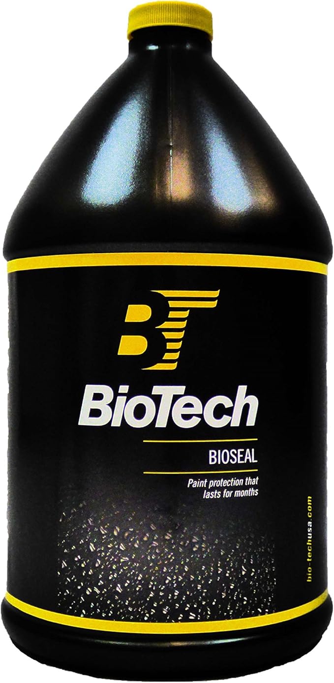 BioTech BioSeal Synthetic Sealant, High Gloss Shine and Long Lasting Protection, Produces a Deeper, Darker, More Reflective Paint Finish (128 oz)