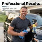 Quick Coat Ceramic Spray Coating for Cars, High Gloss Car Paint Restorer, Hydrophobic Shine Protection, Easy Spray & Wipe Car Polish, Safe for All Paint Colors, 120ml(3PCS)
