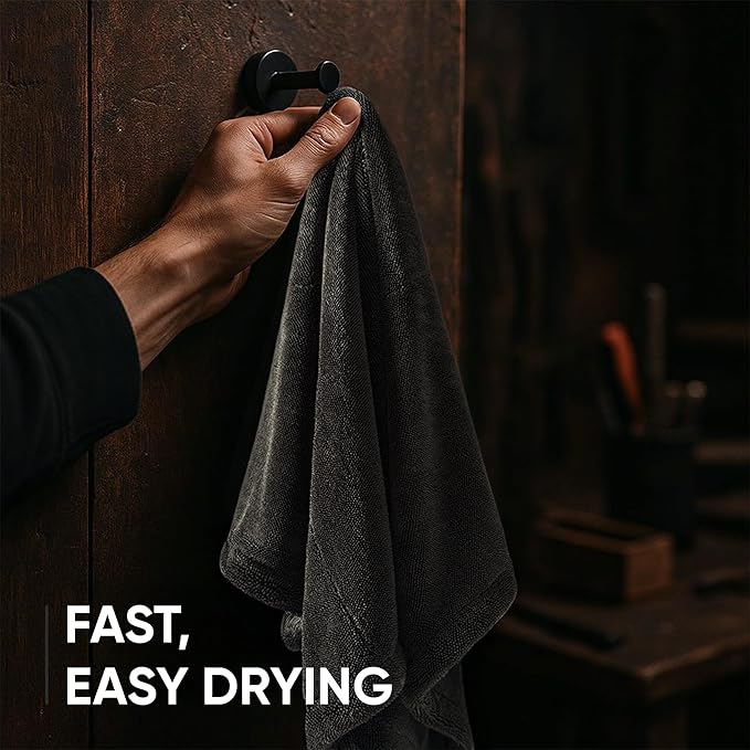 Papa Dragon Extra Large Car Drying Towel | 1300 GSM 25"x34" | Super Absorbent Microfiber Towel for Cars, Streak-Free, Scratch-Free Detailing Towel for Cars, Truck, SUV - 1 Pack