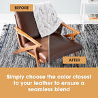 Furniture Clinic The Original Leather Recoloring Balm Pine Green Leather Dye for Furniture, Couches & Car Seats - Restore Scratched, Faded, & Damaged Surfaces