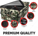 FORTEM Trunk Organizer For SUV Car Trunk Organizer, Foldable Storage, Car Accessories for Women Men, Collapsible Bag, Perfect Christmas Gifts, 600D Oxford, Non Slip Bottom, Straps, Soft Cover (85L)