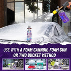Chemical Guys Big Mouth Foam Cannon And Extreme Bodywash And Wax Kit For Pressure Washer Car Wash - Snow Foam Cleaning Soap With Max Release Sprayer, 16 Oz, 2 Items