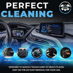 2 Pack Grime Reaper Cleaning Gel | Clean Slime Putty | Auto Detailing | Car Interior Cleaner | Car Accessories | Electronic Products Keyboard Cleaner | Dust Remover