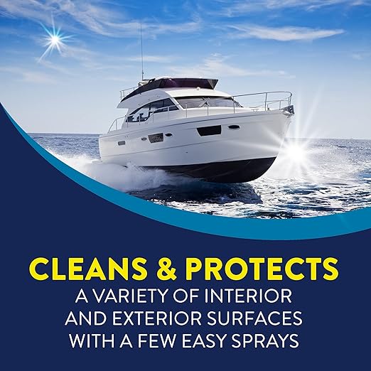 Protectant Spray, Provides Sun Protection for Cars, Boats, RVs, Vinyl, Tires and Outdoor Furniture, 32 Fl Oz Spray Bottle
