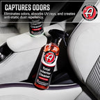 Adam's Polishes Total Interior Cleaner & Protectant, Quick Detailer & SiO2 Protection, Ceramic Infused, Anti-Static, OEM Finish, For Leather, Vinyl, Plastics, Glass & More