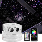 ATOKEE 16W Starlight Headliner Kit Mixed 900pcs 13.1ft, Twinkle Dual Port Fiber Optic Star Roof Lights for Car Home Use with APP/Remote Control