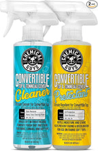 Chemical Guys Convertible Top Cleaner and Protectant Kit - Car Cleaning Spray, Safely Cleans, Restores, & Protects Fabric, Canvas, and Vinyl Convertible Tops, Repels Stains & Dirt, 16 oz, 2 Items