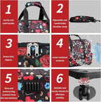 Nurse Rolling Medical Duffle Bag Work Nursing School College Student Must Have Clinical Home Health Cna Nr Gifts Carry On Bag with Wheels Doctor Emt Ems Healthcare Equipment Homecare Physician (Nurse)