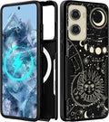 for Moto G Stylus 5G 2024 Case - Compatible with MagSafe Women Girls Cute Magnetic Phone Cover Aesthetic Sun Moon Heavy Duty Shockproof Design for Motorola Moto G Stylus 5G 2024 Cases