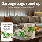Disposable Car Garbage Bin Bags 60 PCS, Leak-proof Cleaning and Vomit Bags, Recycled HDPE, Easy Stick-On and Stand Design, Disposable Small Garbage Bags