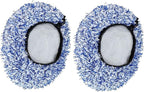 Microfibre Car Brush Cover, 2 Pieces Brush Cover for SB Washers/Wash Box Brush, Scratch-Free Car Washing,Universal Wash Mitt for Gentle Car Wash & Car Care - Blue
