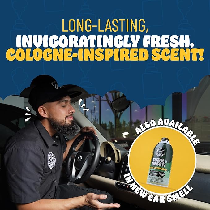 Chemical Guys Odor Eliminating Fogger 3 Pack – Black Frost Scent, 3 Oz Each – Set-and-Forget System to Remove Smoke, Pet, Gym, and Food Odors in Cars, Trucks, SUVs