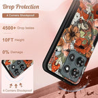 for Moto G 2026/2025 Case Women - Compatible with MagSafe Cute Girls Magnetic Protective Phone Cover Girly Mushroom Flower Heavy Duty Shockproof Design for Motorola Moto G 5G 2025 Cases