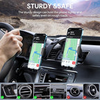 Wireless Car Charger, 15W Qi Fast Charging Auto-Clamping Car Phone Mount Charger Air Vent Phone Holder for iPhone 14/13/12 mini/12 Pro Max/11 Pro Max/Xs MAX/XR/8+,Samsung S23/S22/S21/S20 Plus/Note20