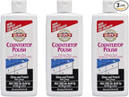 HOPE'S Countertop Restoration Polish, Streak-Free Kitchen Counter Cleaner, No Buildup on Countertops, Quartz, Marble, Corian, Composite, and Granite Polish, 8 Fl Oz, Pack of 3