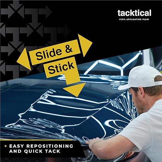 VViViD Tacktical 2 in 1 Application Fluid for Vinyl Wraps, Decals, Stickers, and Window Tint with Spray Head - 16oz (473ml)