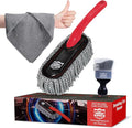 Car Detailing Kit - 3 Packs: Car Duster, Interior Cleaning Brush, Microfiber Towels | Detail Tools