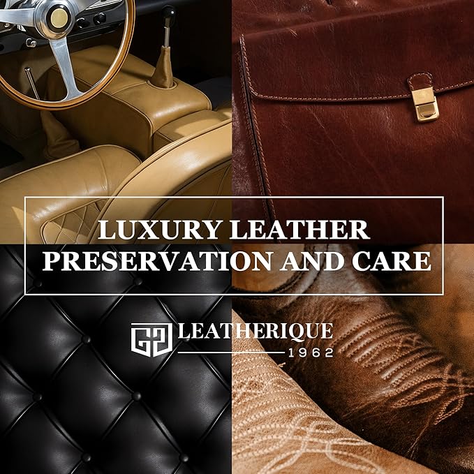 Leatherique Rejuvenator Oil 8 oz | Leather Conditioner Oil & Automotive Leather Restorer | Softens, Conditions & Revives Dry, Hard & Water-Damaged Leather | Perfect for Cars, Furniture, Saddle & More