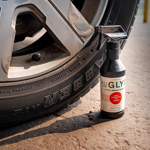 12 oz Bottle: Superior Rubber Lubricant for Smooth Tire Mounting & Enhanced Bead Protection on Cars, Trucks, and Motorcycles, Ready to Use Spray